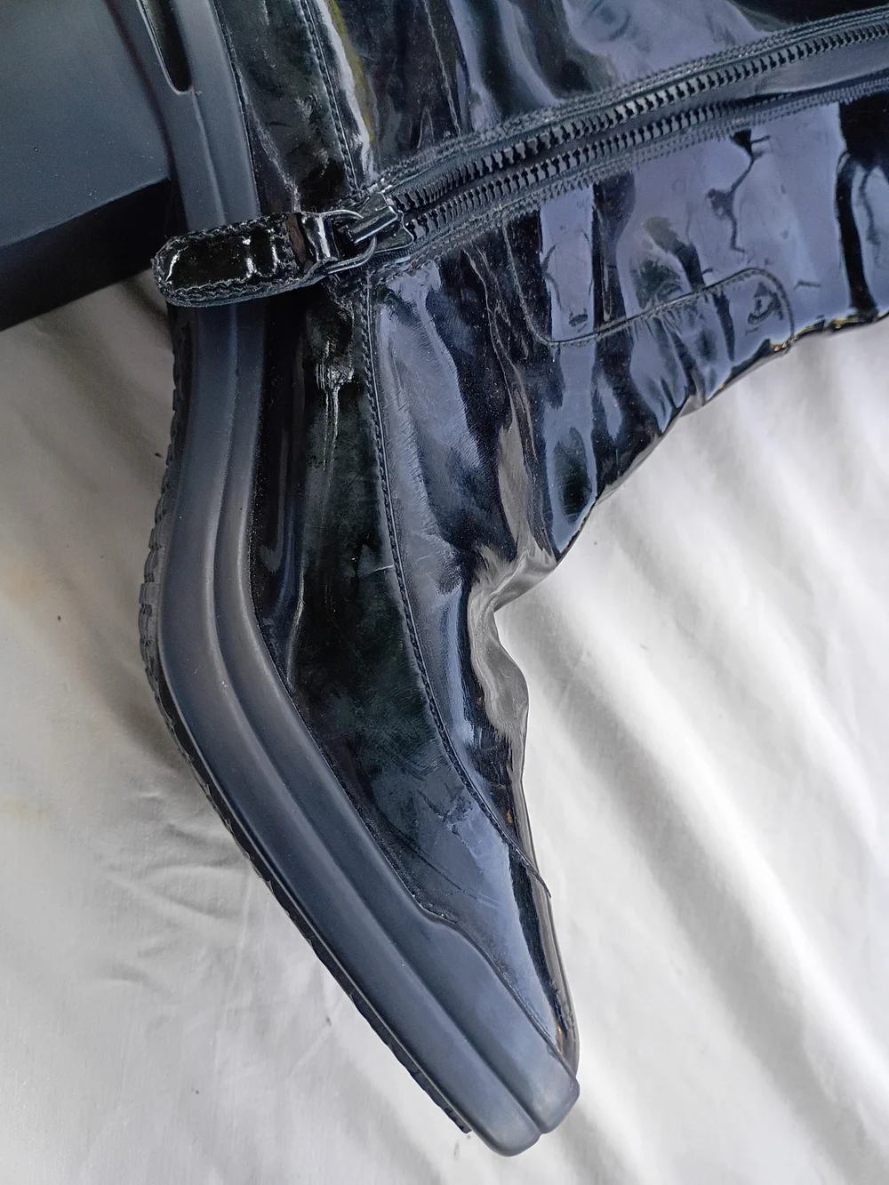 Cole Haan x Nike Air Patent Leather Boots